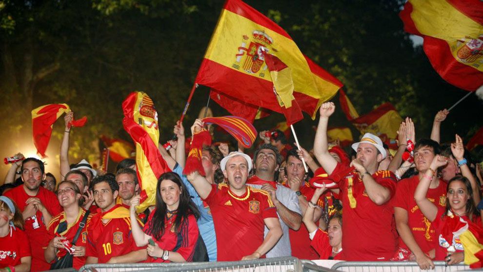 Hinchas selección de España