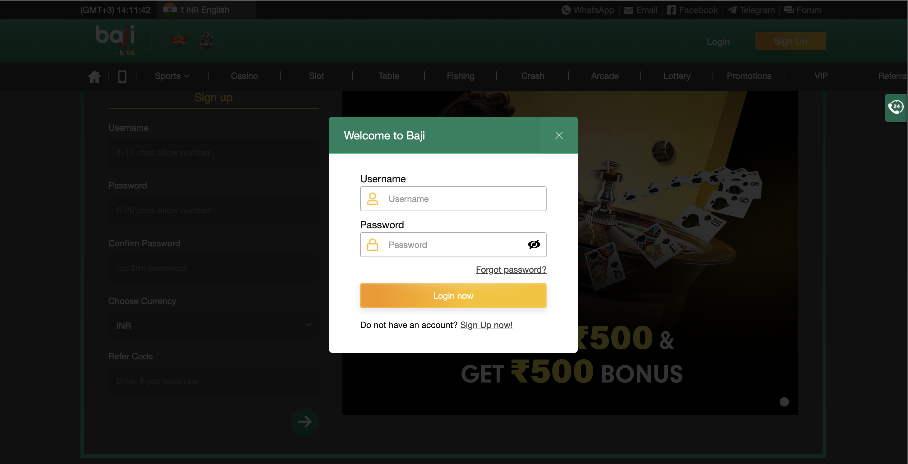 Select the Offer and Deposit