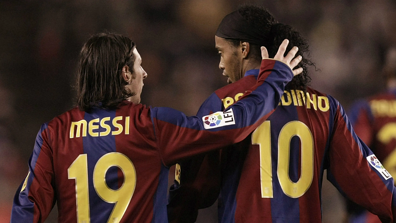 Lionel Messi, Ronaldinho