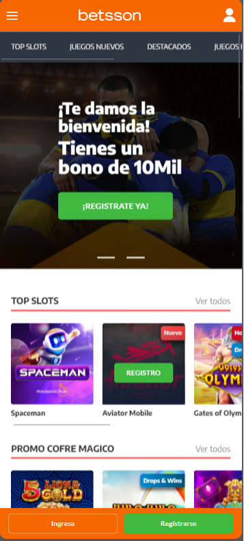 betsson versión móvil