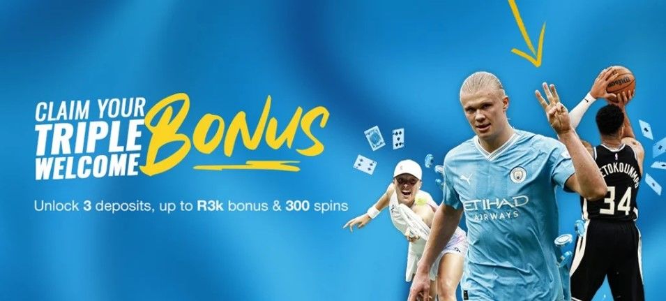 Graphic showing Sportingbet Welcome bonus