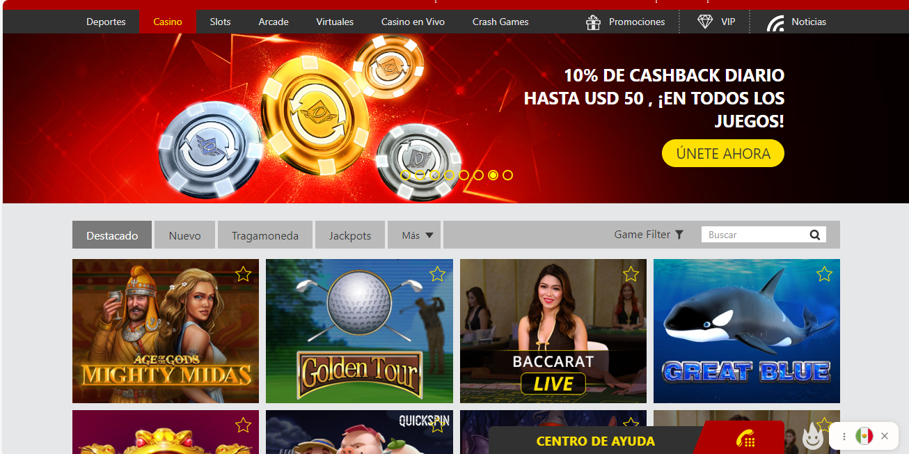 Dafabet Casino en Dafabet México.