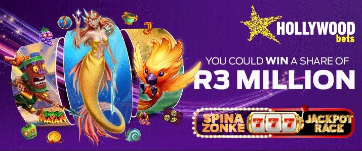 Hollywoodbets Spina Zonke Jackpot Race Bonus Image