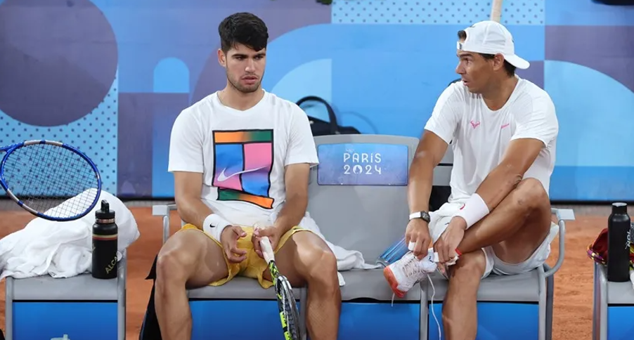 Carlos Alcaraz, Rafael Nadal, JJ.OO. París 2024