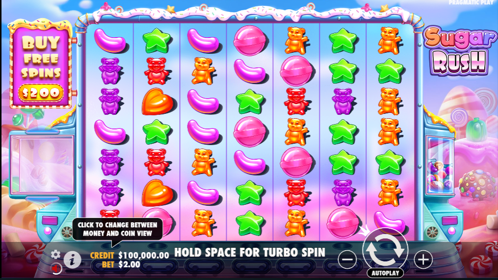 Demo Sugar Rush casino banner