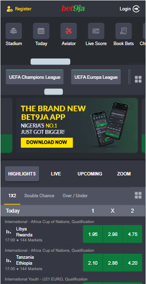  Bet9ja Mobile Sports Betting Image