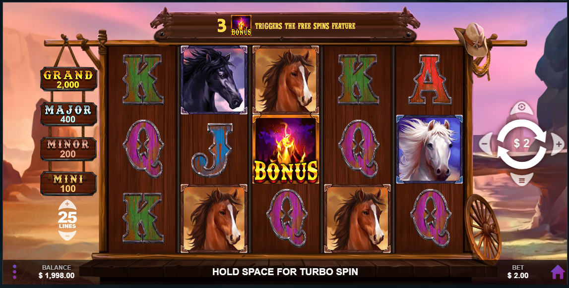 Stallion Fortunes casino slot banner