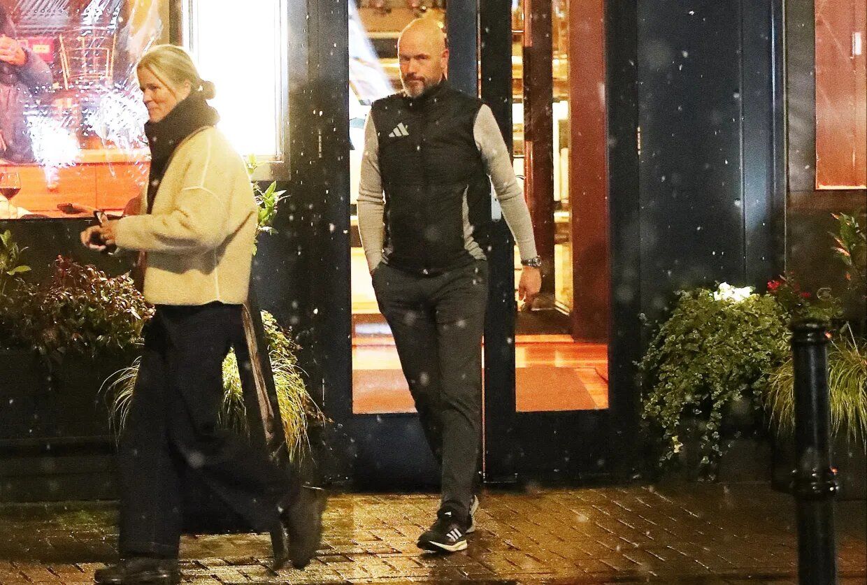 Erik ten Hag and His Wife