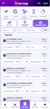 Hollywoodbets for Android