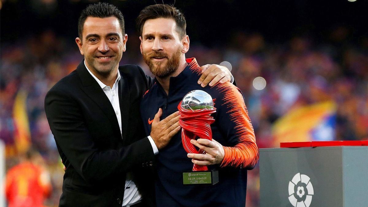 Xavi Hernández, Lionel Messi