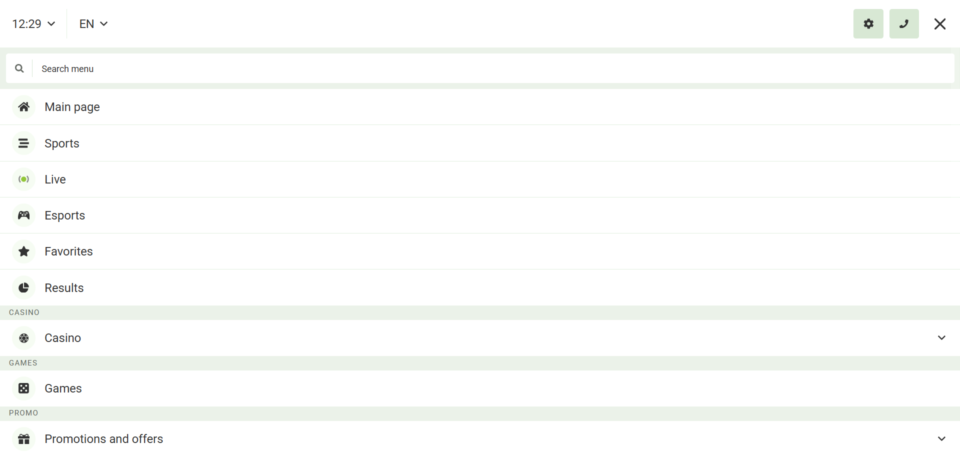 LineBet bd types of games