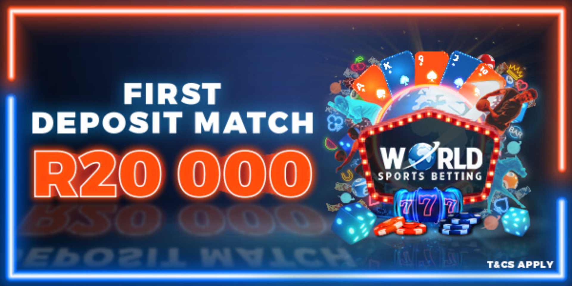 WSB SA First Deposit 100% Bonus Offer Banner