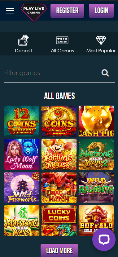 PlayLive Casino iOS App