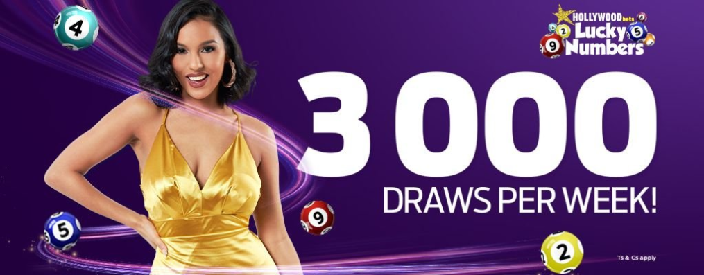 Hollywoodbets SA Hollywoodbets Lucky Numbers Banner