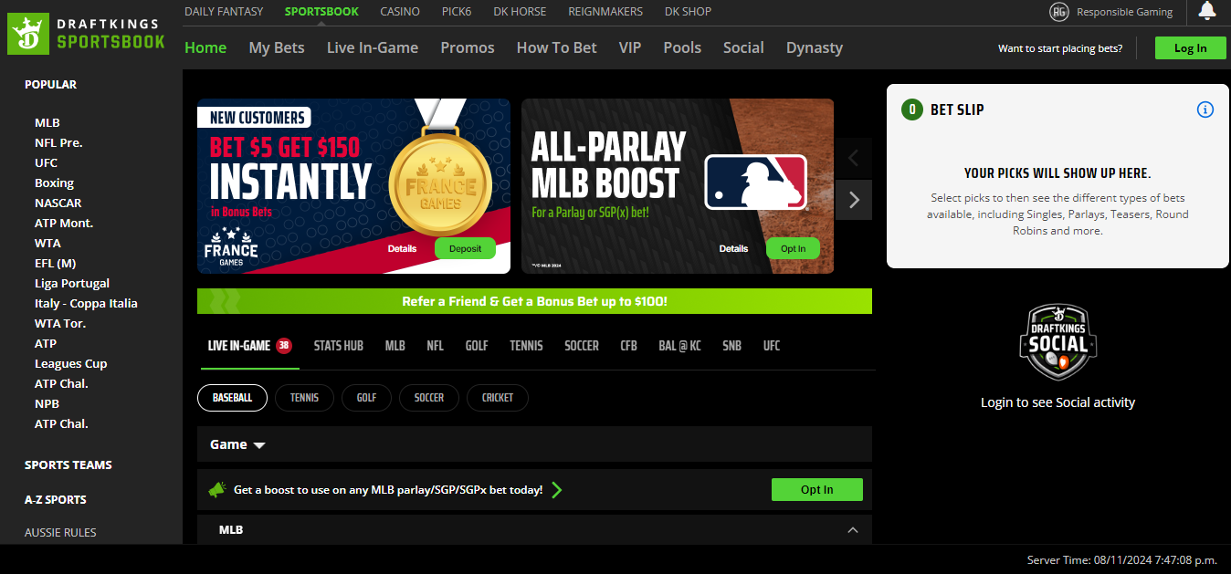 Draftkings Sports