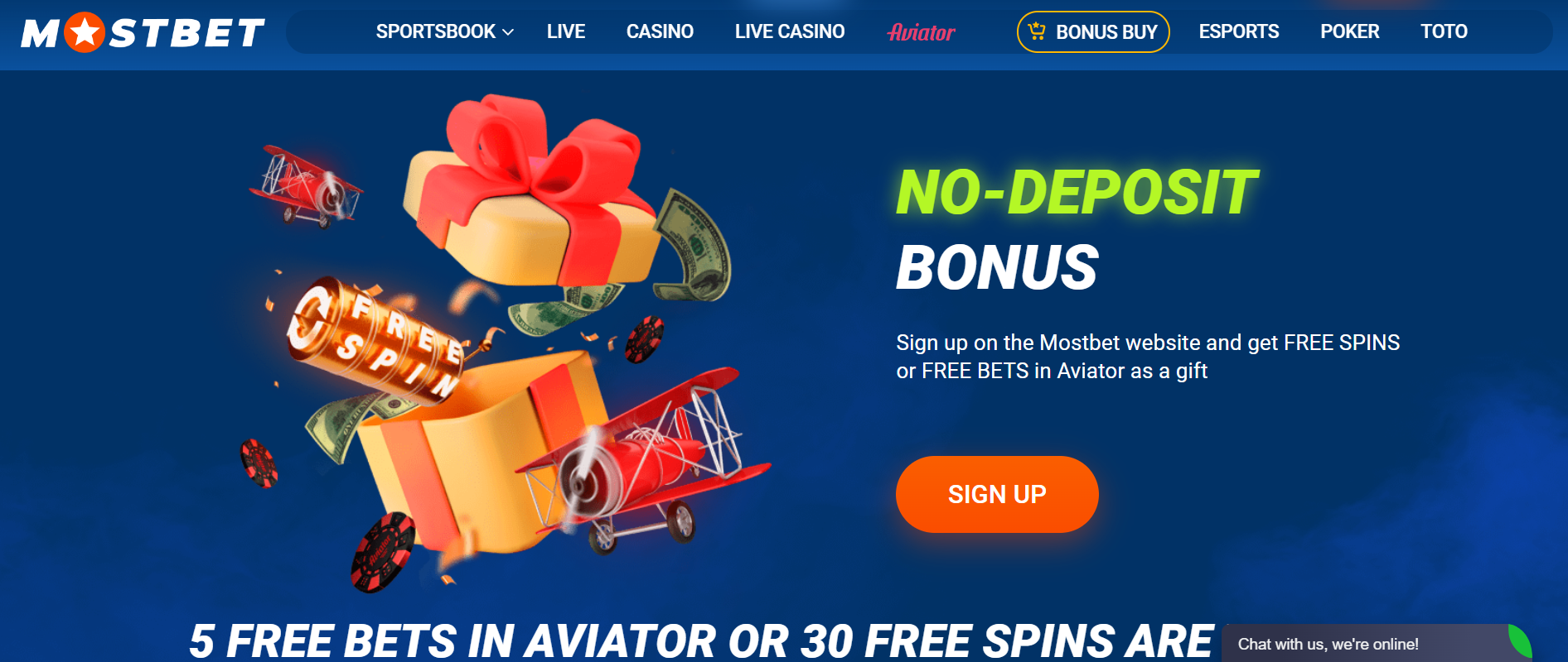 Mostbet no deposit bonus