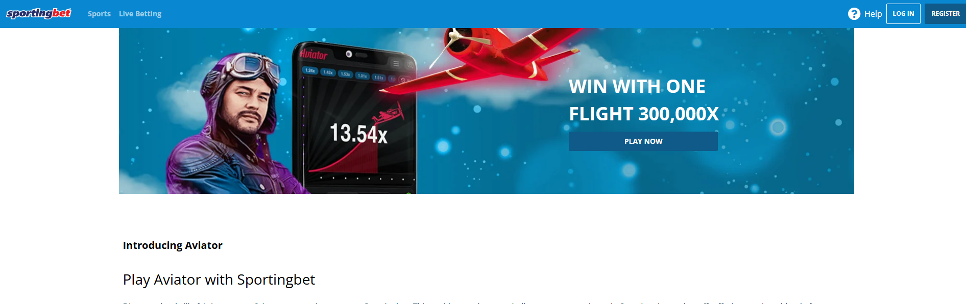 Sportingbet Aviator Betting Sites with Aviator