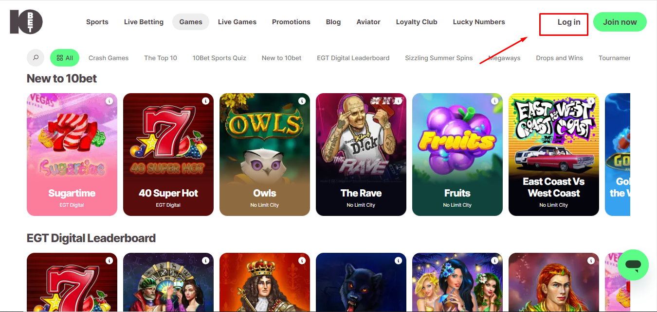 10bet Casino Login South Africa Login