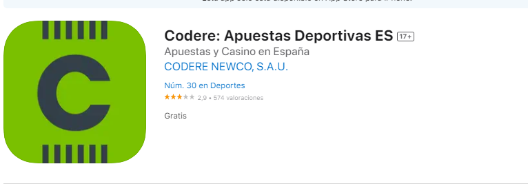 Descargar Codere App