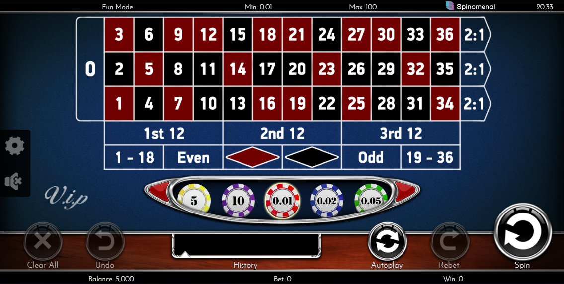 European roulette online