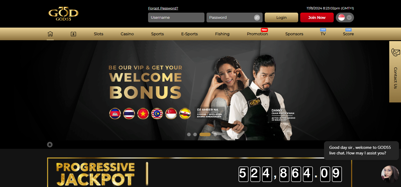 God55 Casino Online Slots