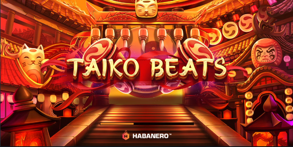 Taiko Beats casino slot banner