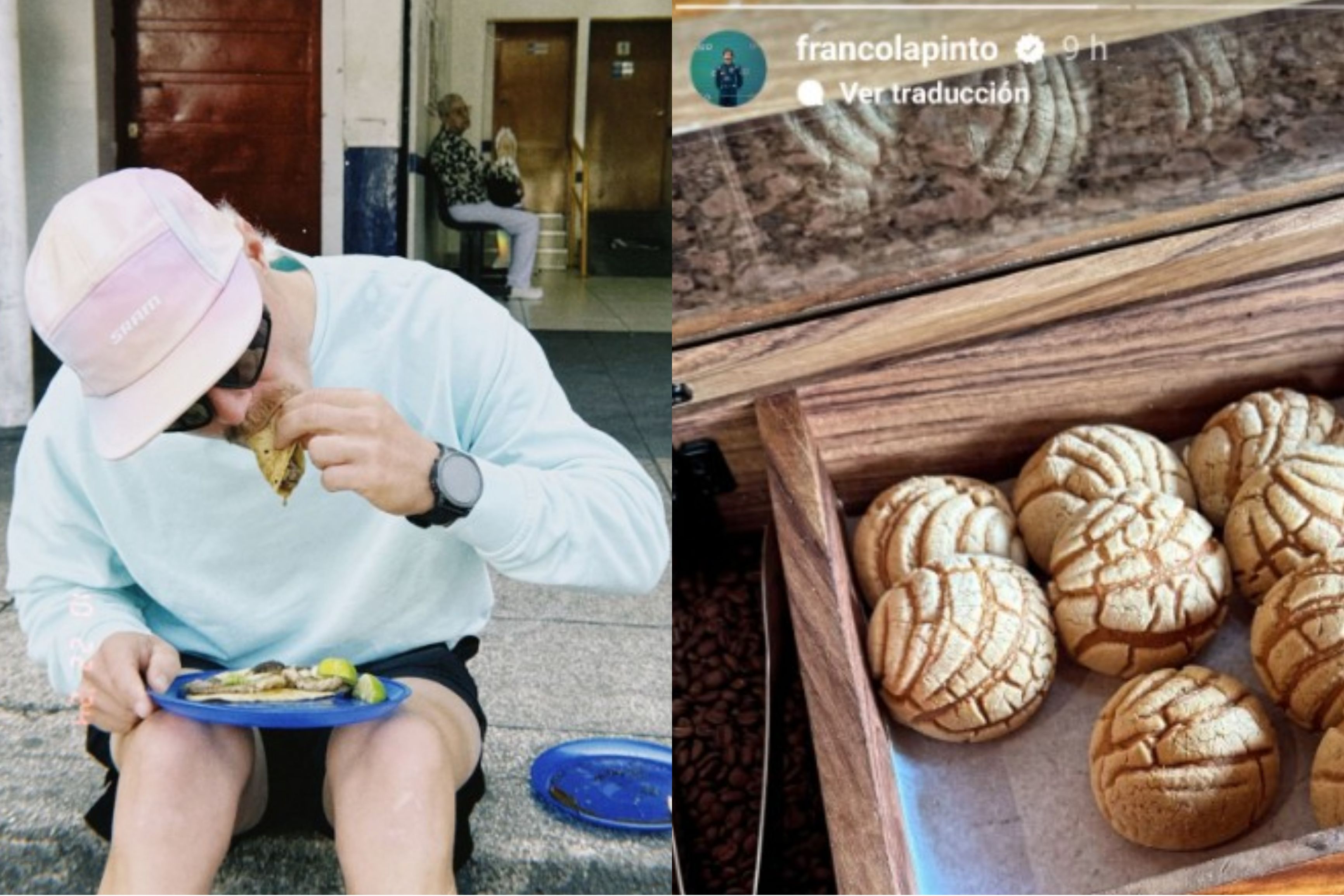 Valtteri Bottas y Franco Colapinto disfrutaron la comida mexicana.