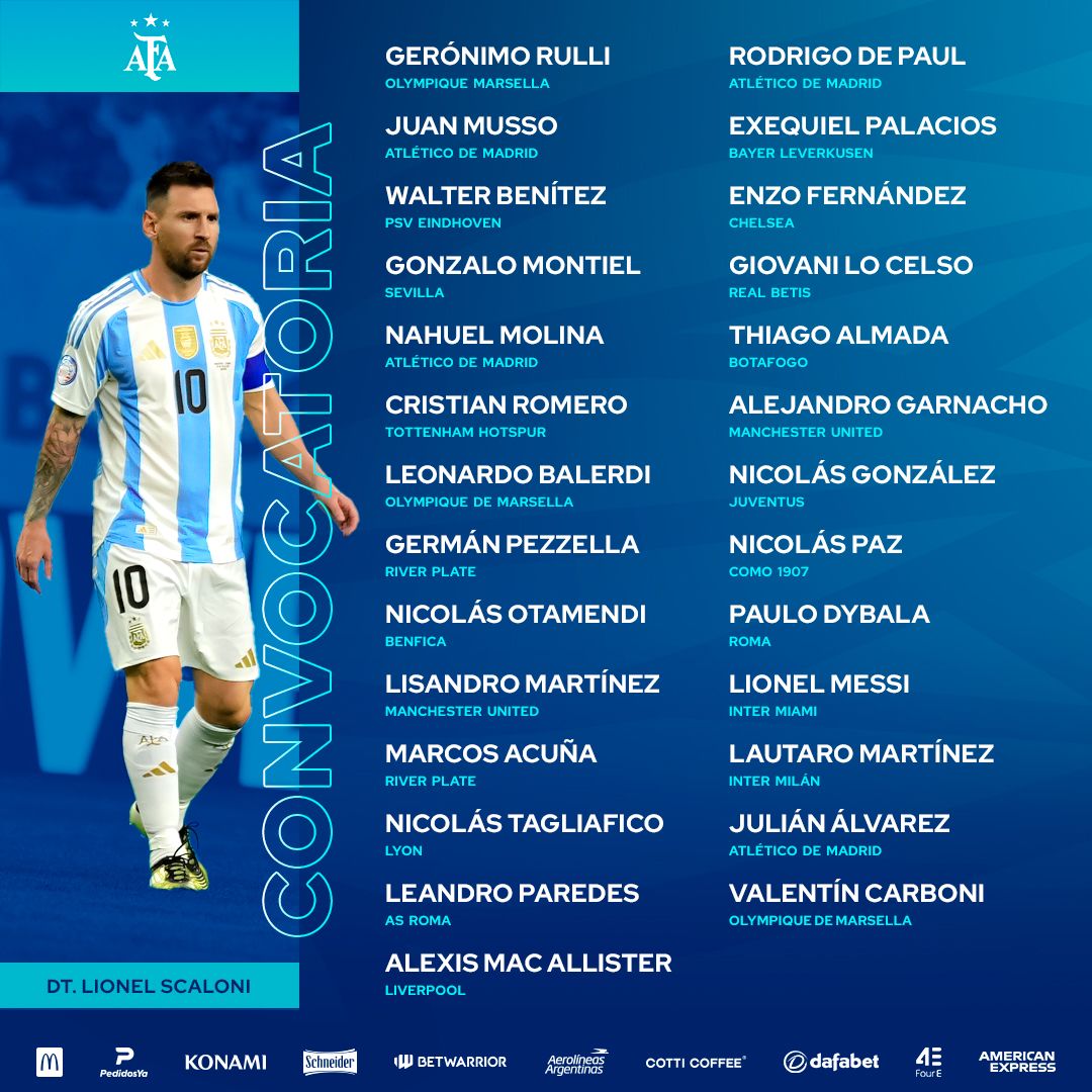 Convocatoria completa.