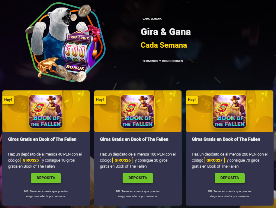 Giros gratis en Coolbet