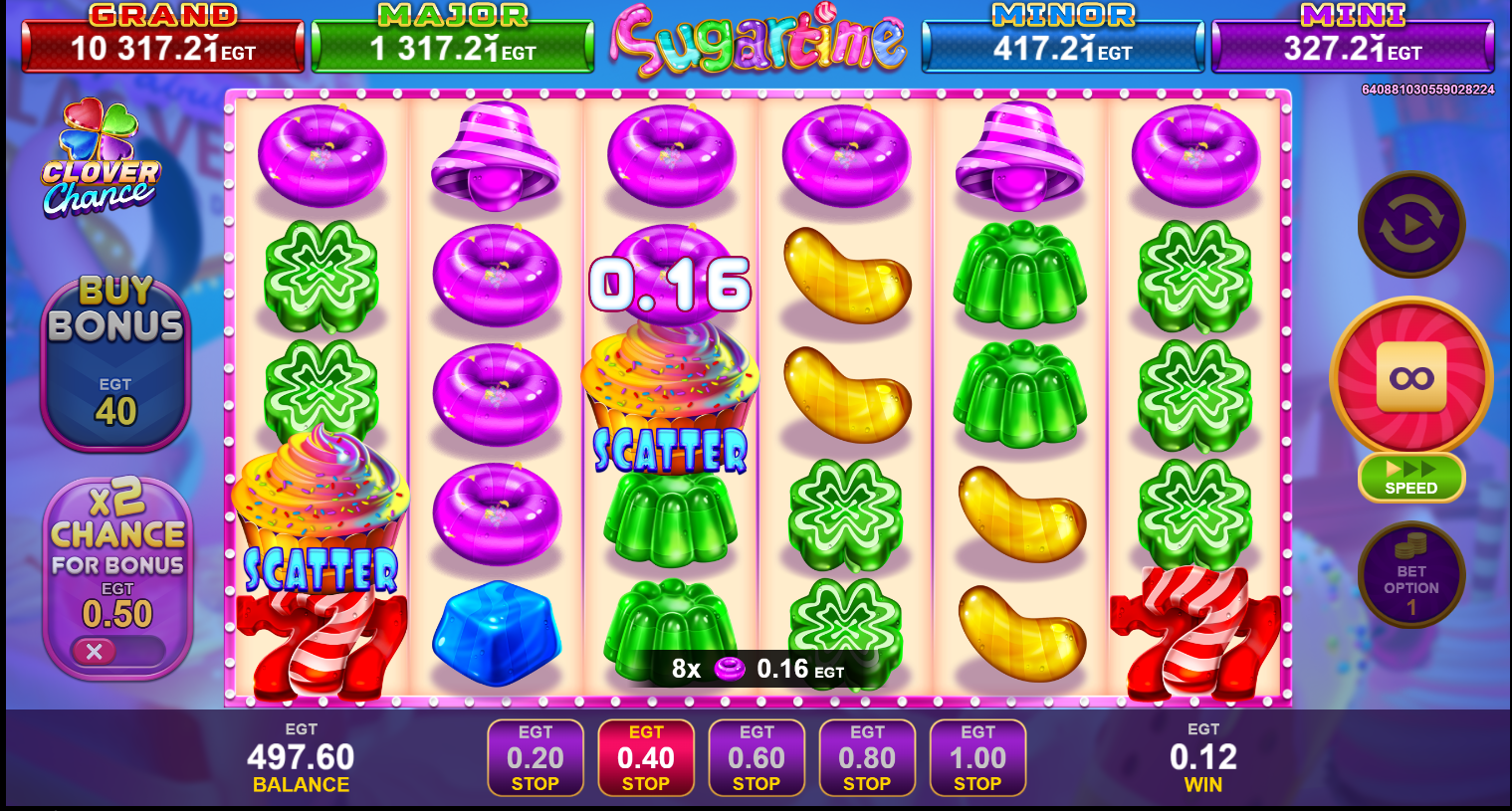 Sugartime casino slot banner