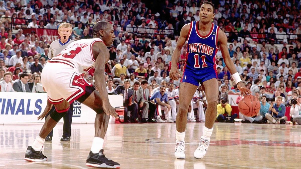 Michael Jordan e Isiah Thomas