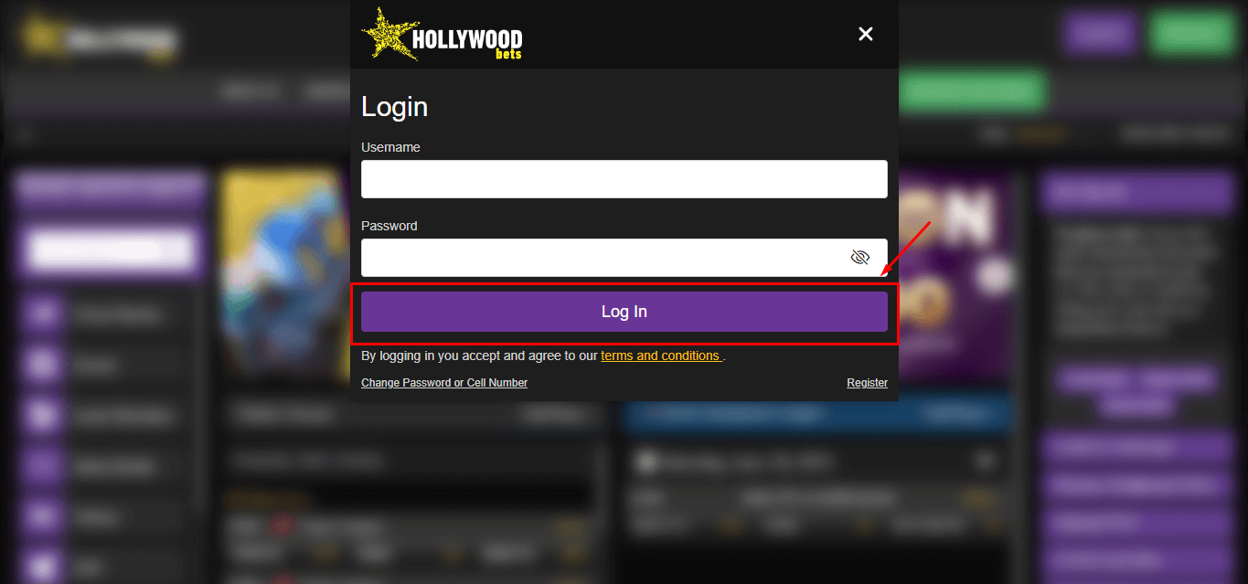 Image of How to Log In to Hollyywoodbets Accounts