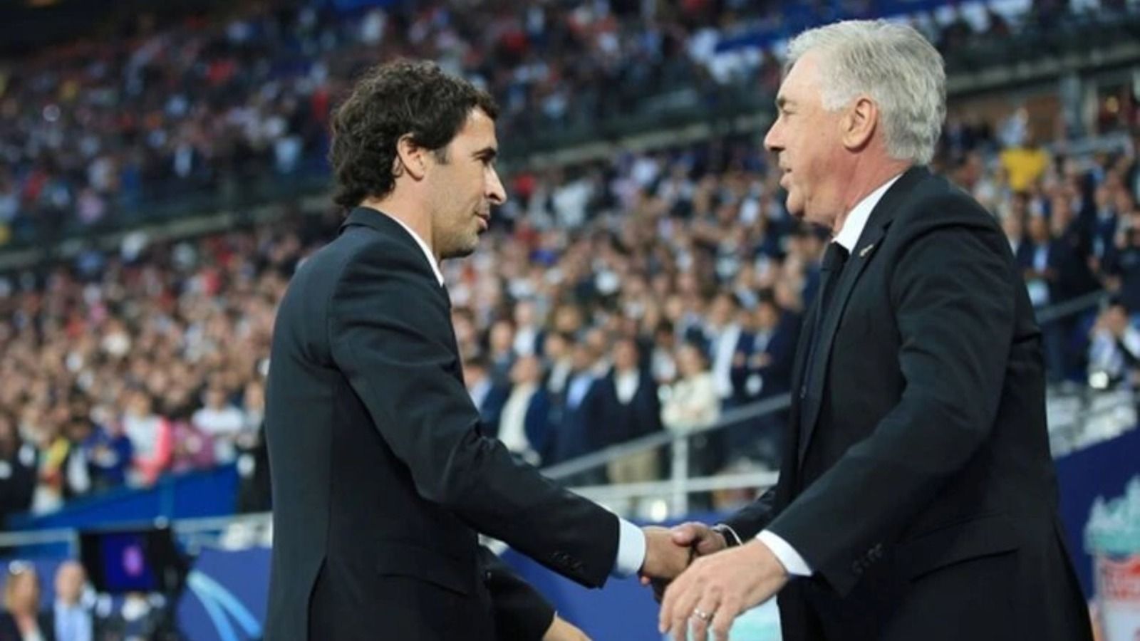 Raúl y Ancelotti