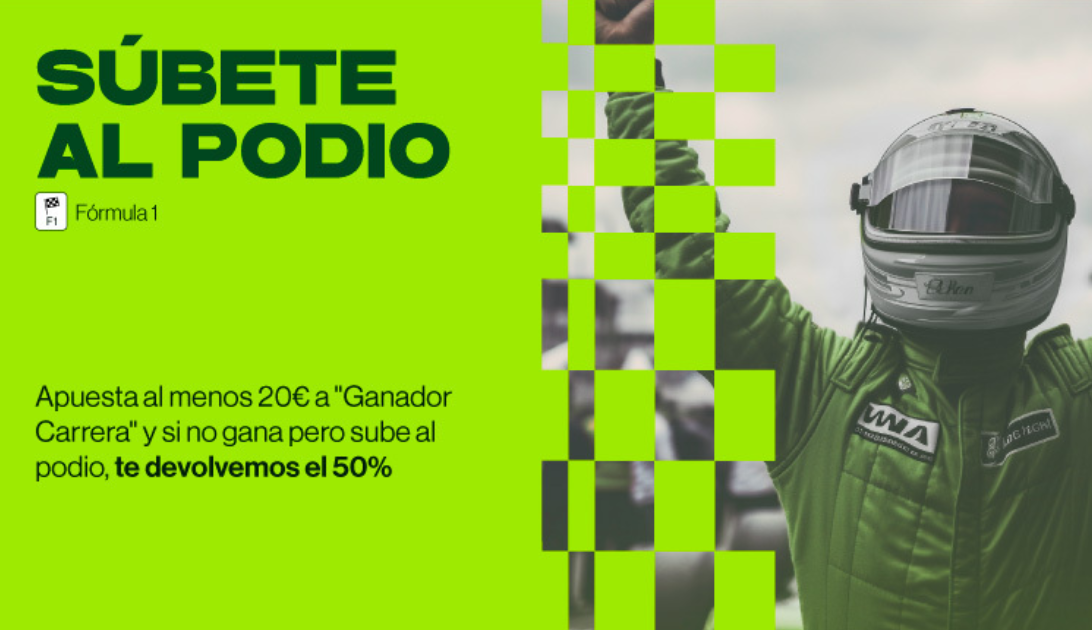 Ofertas de promociones en deportes y casino de RETAbet España/Súbete al podio