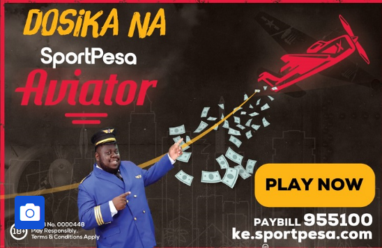 Image showing the Aviator Sportpesa Kenya