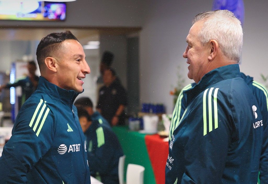 Andrés Guardado y Javier Aguirre.