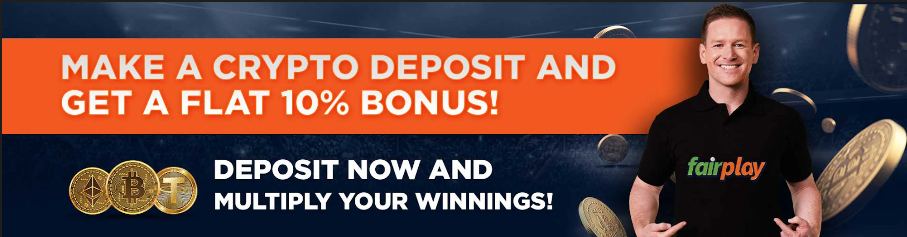 Fairplay India Crypto Deposit Banner