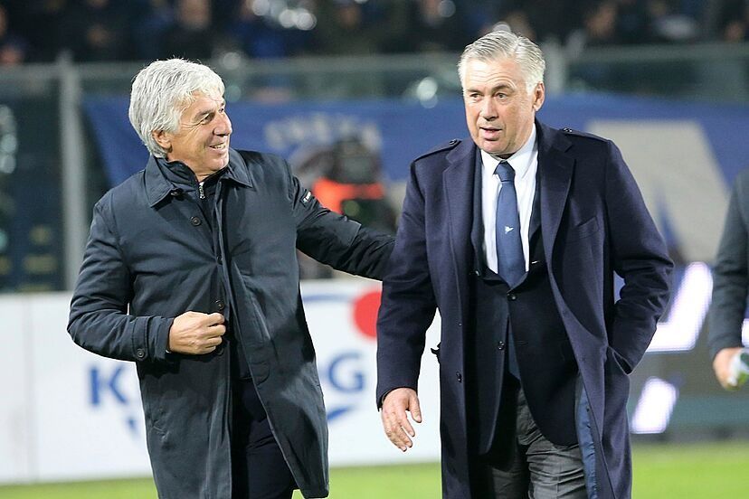 Gasperini y Ancelotti