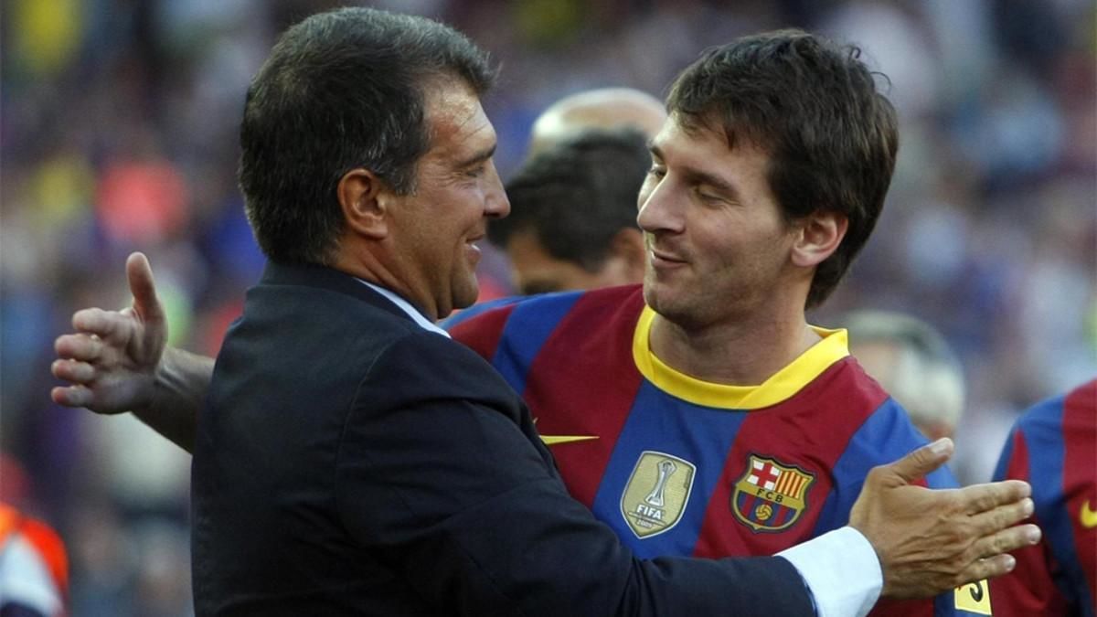 Joan Laporta, Lionel Messi