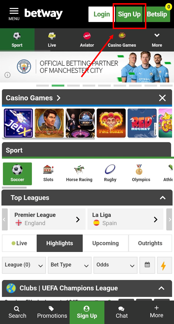 Android Casino Registration