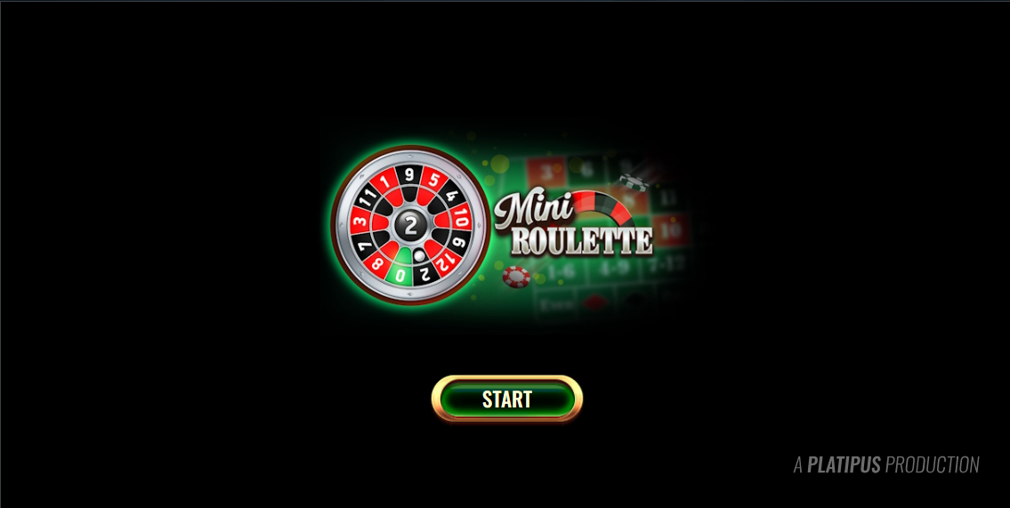 Mini Roulette table