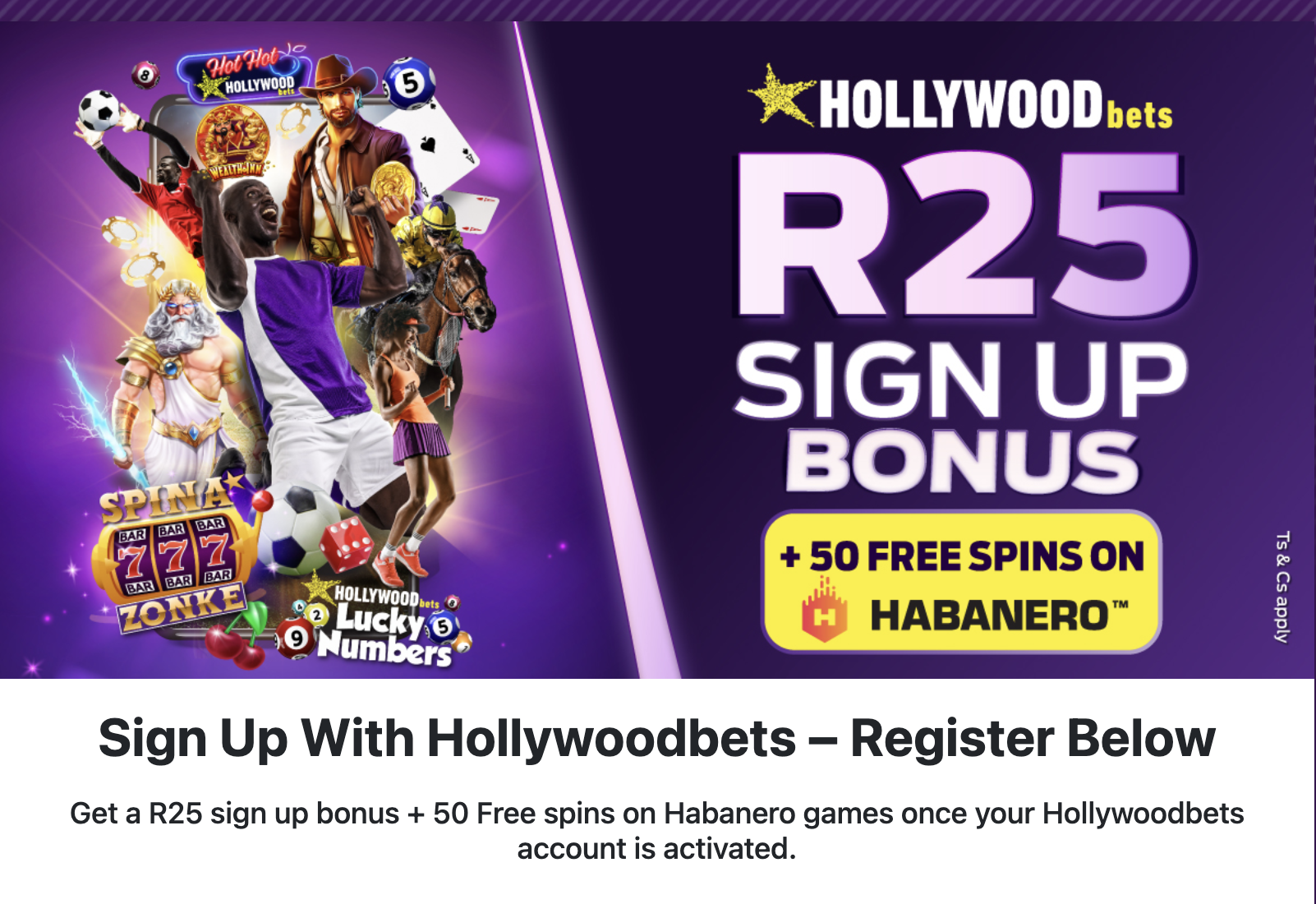 Hollywoodbets Bonus