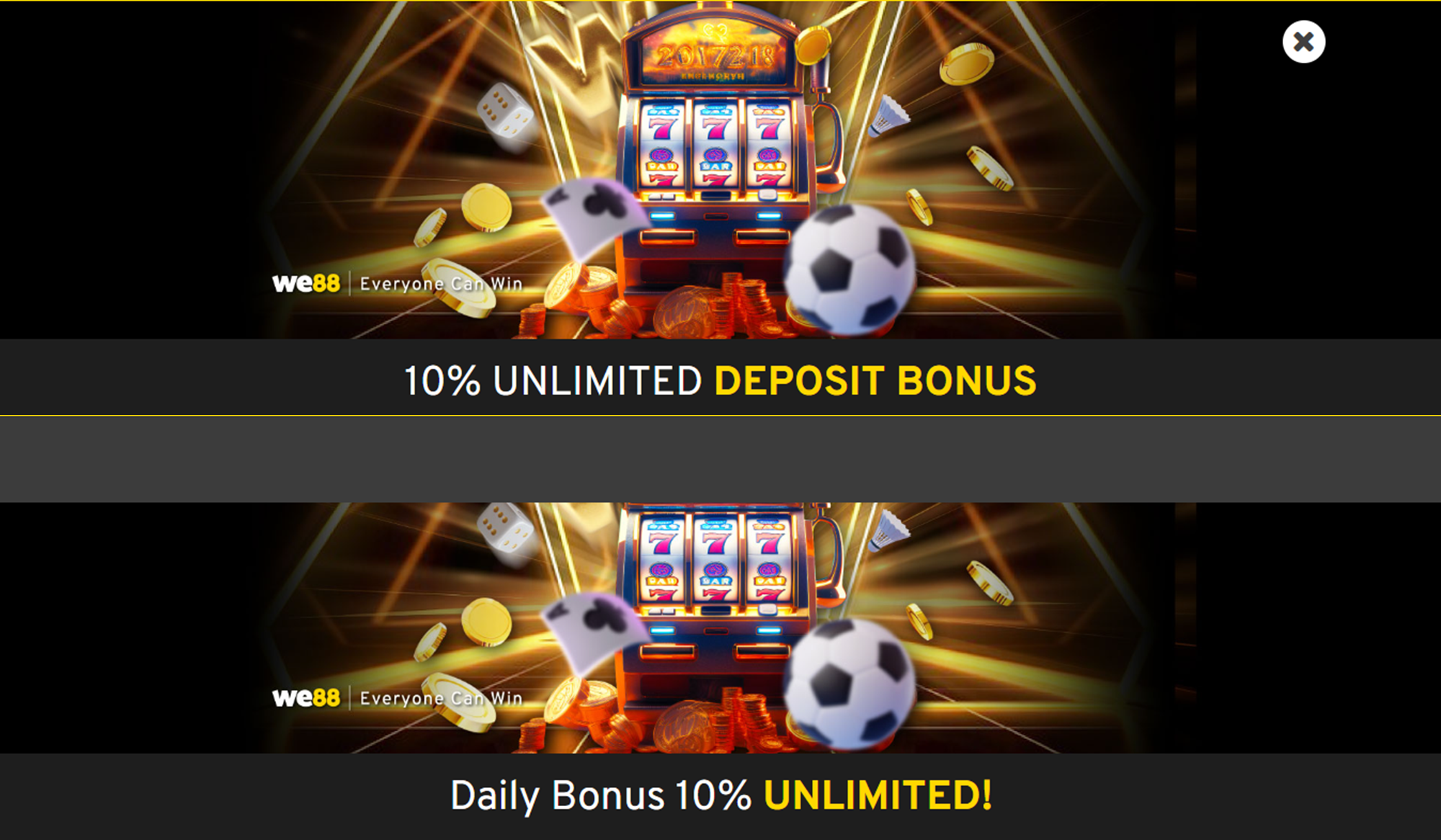 We88 Unlimited Bonus