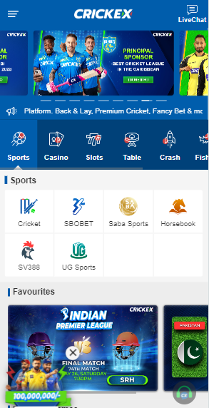 Crickex sportsbook