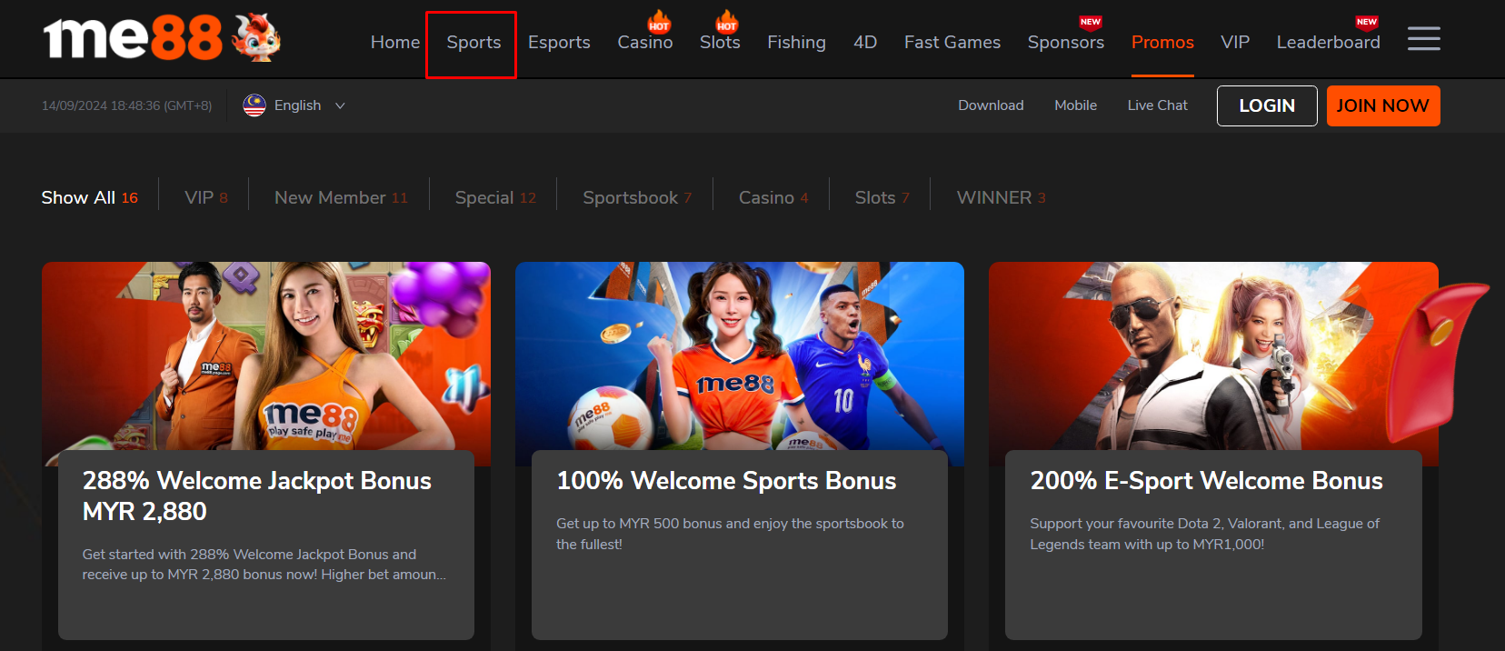 Me88 Sportsbook Asia