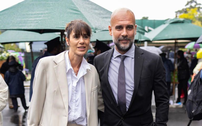 Pep Guardiola and Cristina Serra