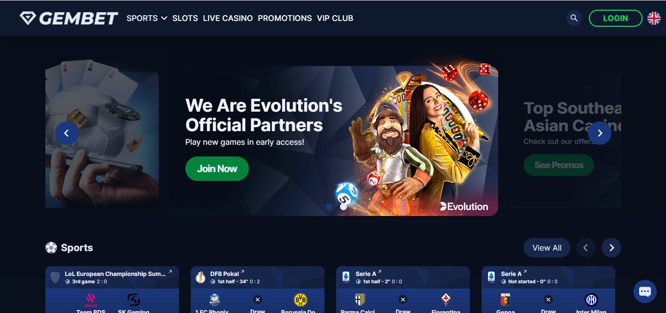 Gembet Casino Web Slots