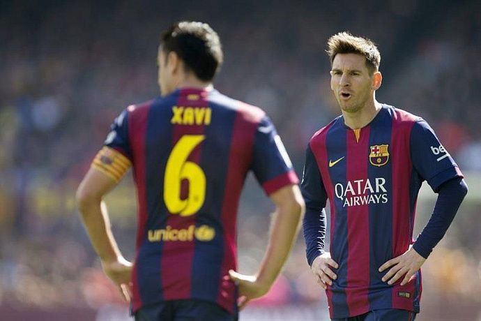 Xavi Hernández, Lionel Messi