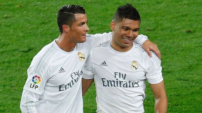 Cristiano Ronaldo and Casemiro